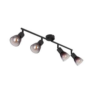 Globo 54312-4 - Bodové svietidlo SATELLA 4xE14/25W/230V čierna 54312-4 vyobraziť