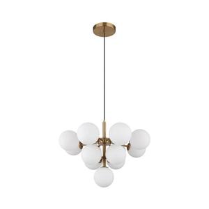 Globo 56143-13G - Luster na lanku GRAPPY 13xG9/5W/230V pr. 56 cm zlatá 56143-13G vyobraziť