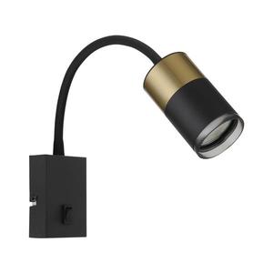 Globo 57850W - Nástenné bodové svietidlo BRISBON 1xGU10/25W/230V čierna/zlatá 57850W vyobraziť