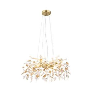 Globo 64132-8 - Luster na lanku DANNA 8xG9/8W/230V pr. 61 cm zlatá 64132-8 vyobraziť
