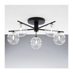 Jupiter 2046 - Prisadený luster PRATO 5xG9/10W/230V čierna/číra 2046 vyobraziť