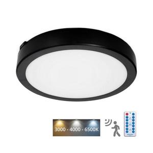 LED Kúpeľňové stropné svietidlo so senzorom NAIROS LED/24W/230V IP65 čierna + DO KFN2X24WCZ vyobraziť