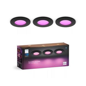 Philips -SADA 3x LED RGBW Stmievateľné kúpeľňové svietidlo Hue SLIM LED/8, 3W/230V 8720169264793 vyobraziť
