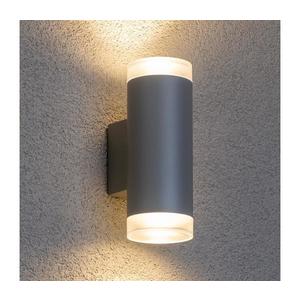 Brilagi - Vonkajšie nástenné svietidlo MATERA 2xGU10/30W/230V šedá IP54 WO-HR60276-OEM-SA vyobraziť