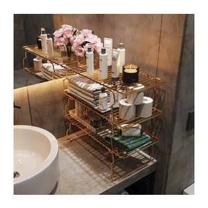 Policový organizér 42x19 cm zlatá 498HFT1109 vyobraziť