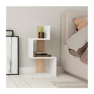 Nočný stolík ROSIE 72x42 cm biela/dub 855DTE2907 vyobraziť