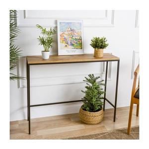 Konzolový stolík CANVAS 80x100 cm borovica atlantic/čierna 706CLN1111 vyobraziť