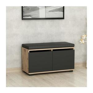 Skrinka na topánky DRAGO 42x80 cm čierna/orech 506MNR3330 vyobraziť