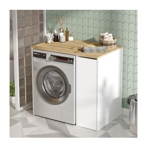 Skrinka na práčku s úložným priestorom 88, 3x93, 5 cm biela/orech 956LCS2902 vyobraziť