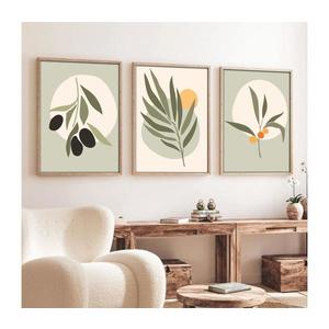 SADA 3x Obraz vo fotorámčeku 50x70 cm listy 693BSE1173 vyobraziť