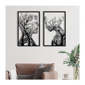 SADA 2x Nástenná dekorácia 86x63 cm strom života kov 279ENZ1279 vyobraziť