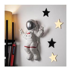 Nástenná dekorácia 47x35 cm astronaut strieborná 565TNL1172 vyobraziť
