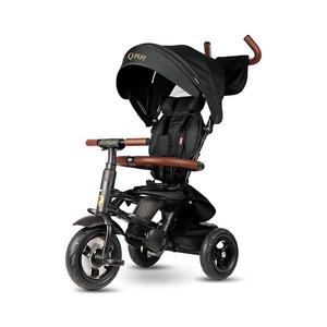 QPlay - Detská trojkolka RITO DELUXE (Limited special edition) čierna S380-17black vyobraziť