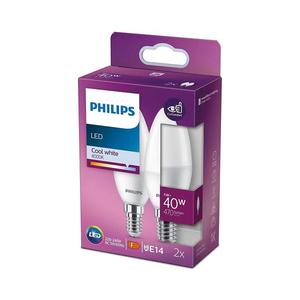 SADA 2x LED Žiarovka Philips B35 E14/5W/230V 4000K 8719514310131 vyobraziť