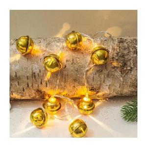 1v272 - LED Vianočná reťaz 10xLED/2xAA/teplá biela 1, 8m rolničky 1v272 vyobraziť