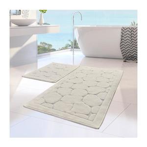 SADA 2x Kúpeľňová predložka LINO 60/100 cm béžová 359CHL1553 vyobraziť