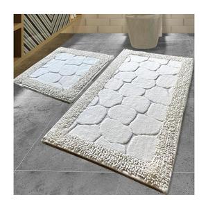 SADA 2x Kúpeľňová predložka STONE 60/100 cm biela 359CHL1563 vyobraziť