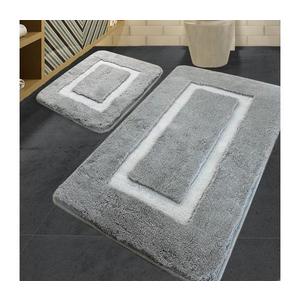 SADA 2x Kúpeľňová predložka 60/100 cm šedá 359CHL5389 vyobraziť