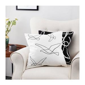 Eglo 420004 - Dekoračný vankúš CHEVERY 45x45 cm biela/čierna 420004 vyobraziť