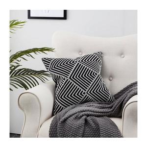 Eglo 420005 - Dekoračný vankúš CHEVERY 45x45 cm čierna/biela 420005 vyobraziť
