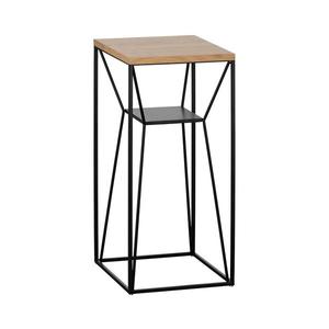 Eglo 424013 - Odkladací stolík OTAWARA 65, 5x30, 5 cm čierna/hnedá 424013 vyobraziť