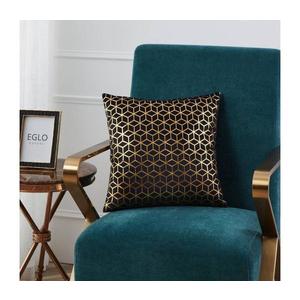 Eglo 420078 - Dekoračný vankúš SINGU 45x45 cm čierna/zlatá 420078 vyobraziť