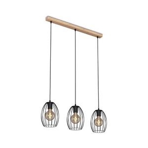 Brilo - Luster na lanku WAKTU 3xE27/60W/230V kaučukovník 4039-035 vyobraziť