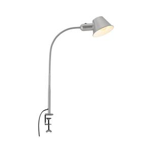 Brilo - Flexibilná stolná lampa s klipom 1xE27/10W/230V strieborná 7409-014 vyobraziť