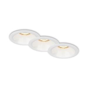 Brilo - SADA 3x Kúpeľňové podhľadové svietidlo 1xGU10/9W/230V IP23 biela 7042-036 vyobraziť