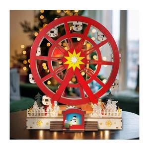 1v277 - LED Vianočná dekorácia LED/2xAA/teplá biela kolotoč 1v277 vyobraziť