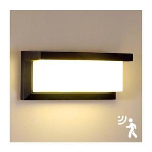 Brilagi-LED Vonkajšie nástenné svietidlo so senzorom BRICKY LED/12W/230V čern IP54 BRI076 vyobraziť