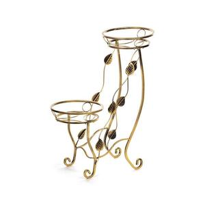 HowHomely Stojan na kvety 70x50 cm zlatá 10-0864-cz-z vyobraziť