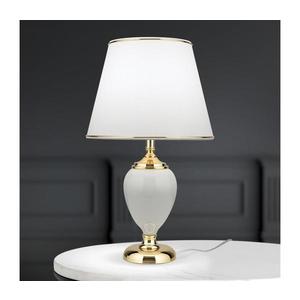 Orion LA 4-1229 - Stolná lampa OVUM 1xE27/40W/230V 48 cm keramika biela/zlatá LA 4-1229 gold vyobraziť