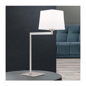 Orion LA 4-1209/1 - Stolná lampa CARLTON 1xE27/40W/230V biela/matný chróm LA 4-1209/1 satin vyobraziť