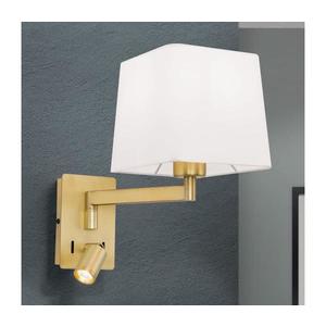 Orion WA 2-1469/1- LED Nástenná lampa CARLTON 1xE27/40W/230V + LED/3W biela/zlatá WA 2-1469/1 MS-matt vyobraziť