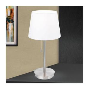 Orion LA 4-1205/1 - Stolná lampa s USB portom LUDWIG 1xE27/40W/230V biela/chróm LA 4-1205/1 satin vyobraziť