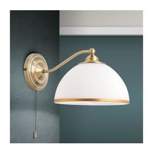 Orion WA 2-1371/1 - Nástenná lampa OLD LAMP 1xE27/40W/230V biela/mosadz WA 2-1371/1 Patina vyobraziť