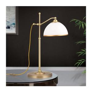 Orion LA 4-1213/1 - Stolná lampa OLD LAMP 1xE27/40W/230V biela/mosadz LA 4-1213/1 Patina vyobraziť