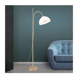 Orion Stl 12-1188/1 - Stojacia lampa OLD LAMP 1xE27/40W/230V biela/mosadz Stl 12-1188/1 Patina vyobraziť