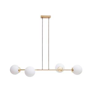 HEXE Luster na lanku FIRA 4xE27/60W/230V zlatá 0779 vyobraziť