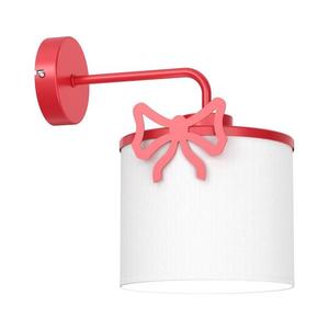 Detská nástenná lampa SWEET 1xE27/15W/230V biela/červená/mašle 9437 vyobraziť