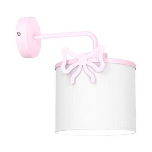 Detská nástenná lampa SWEET 1xE27/15W/230V biela/ružová/mašle 9434 vyobraziť