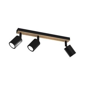 Bodové svietidlo TERRA 3xGU10/8W/230V čierna/dub 9958 vyobraziť