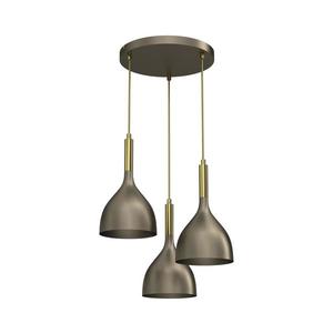 Luster na lanku NOAK 3xE27/15W/230V mosadz/zlatá 4004 vyobraziť