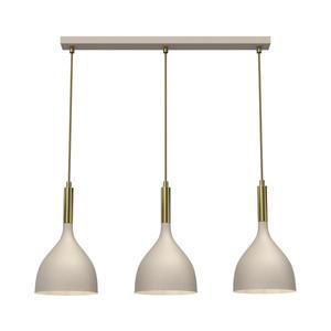 Luster na lanku NOAK 3xE27/15W/230V béžová/zlatá 4006 vyobraziť