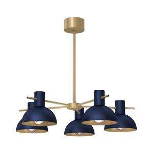 Luster na tyči ESTATE MINI 5xE27/15W/230V modrá 4381 vyobraziť