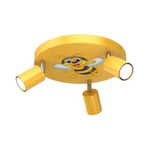 Detské bodové svietidlo FUN 3xGU10/8W/230V žltá/včielka 9292 vyobraziť