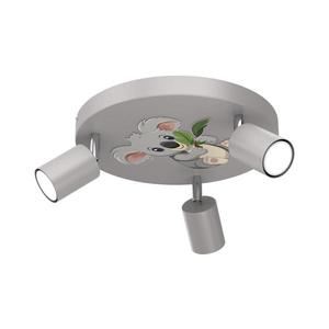 Detské bodové svietidlo FUN 3xGU10/8W/230V šedá/koala 9307 vyobraziť