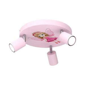 Detské bodové svietidlo FUN 3xGU10/8W/230V ružová/víla 9337 vyobraziť
