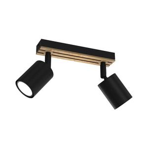 Bodové svietidlo TERRA 2xGU10/8W/230V čierna/dub 9957 vyobraziť